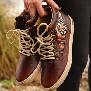 Inkkas Brown Leather Camping Boots
